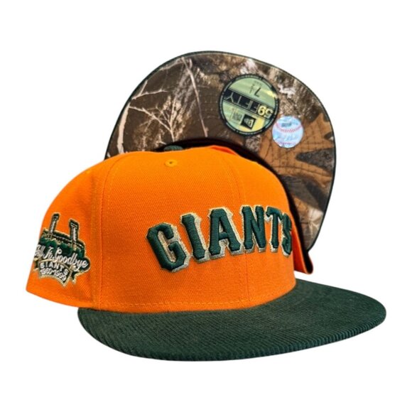 New Era San Francisco Giants Realtree Camo 59FIFTY Fitted Hat - Picture 1 of 9